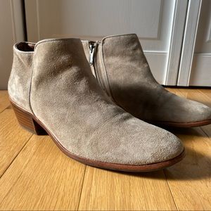 Sam Edelman Suede Booties Size 8